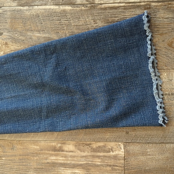 COWGIRL TUFF "Livin' On The Edge Trouser" flare stretch jeans sz 26x35L Tall - Picture 12 of 16